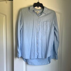 Forever 21 Blue Casual Button Down Shirt